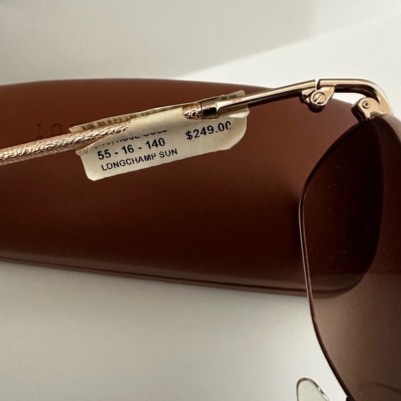 Longchamp Women's Rose Gold Sunglasses - Picture 6 of 11